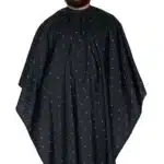 THE BARBER CAPE - SHIELD COLLECTION - BLACK