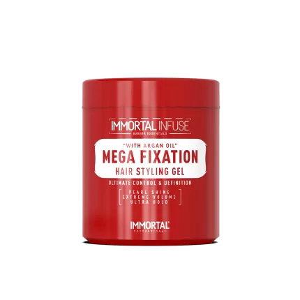 IMMORTAL MEGA FIXATION HAIR STYLING GEL 500ml