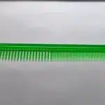 LEADER HAIR COMB 125 NEON GREEN